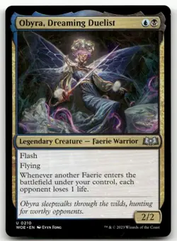 Obyra, Dreaming Duelist #210 (NM) Wilds of Eldraine WOE Magic MTG - Image 1