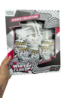 Pokemon TCG: Scarlet & Violet-White Flare Binder Collection, Brand New, Sealed - Image 1