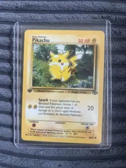 1997 Pokemon Japanese Jungle - Pikachu - Pocket Monsters - 1st Edition Near Mint - Image 1
