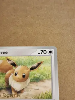 Eevee 133/165 Pokemon Together Stamped 151 Exclusive NM *very faint print line - Image 2