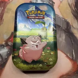 Empty! Pokemon Mega Evolution Ascended Heroes Clefairy Mini Tin. empty - Image 1