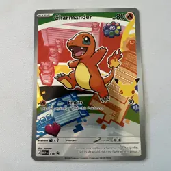 First Partner Illustration Charmander Promo Full Art Holo 038 Pokemon TCG - Image 1