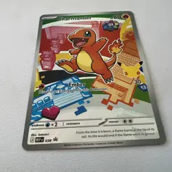 First Partner Illustration Charmander Promo Full Art Holo 038 Pokemon TCG - Image 2