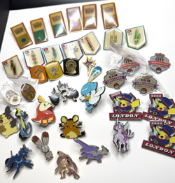 36+ Pokemon TCG Enamel Pin Lot Rare 2004+ City Championship Gym Challenge - Image 1