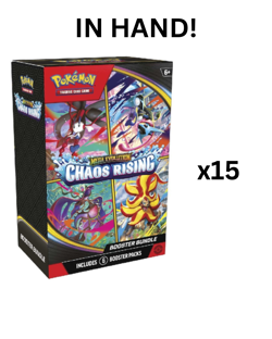 Pokemon Chaos Rising BOOSTER BUNDLE - SEALED / IN-HAND - EARLY - FAST SHIPPING - Image 1