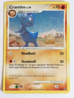 Pokemon: Cranidos LV.24 #DP7 Diamond & Pearl Promos. LP - Image 1