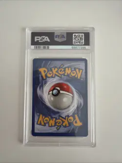 1999 Pokemon GERMAN Unlimited Base Set Mewtu-Mewtwo Holo 10/102 PSA 7 NM - Image 2
