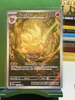Ninetales: Obsidian Flames Illustration Rare Holo 199/197 Pokemon TCG - NM - Image 1