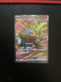 2024 Pokemon Gouging Fire ex 188/162 SV05: Temporal Forces Holo NM - Image 1