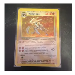 Pokemon TCG Kabutops 60 HP Fossil 9/62 Holo Rare Unlimited Holo English 1999 - Image 1