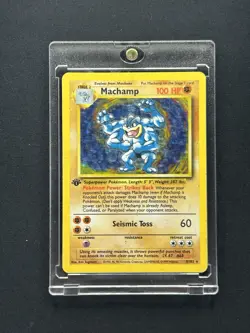 Pokemon TCG Machamp 8/102 Holo Unlimited Holo Rare - Image 1