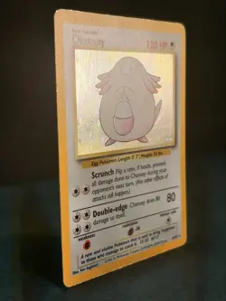 Chansey 3/102 Unlimited Holo Rare - Pokemon Base Set LP - Image 2