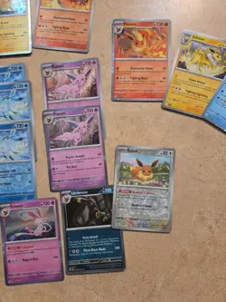 Pokemon Eeveelution Complete Holo 8 Card Set Lot Prismatic Evolutions Plus More! - Image 5
