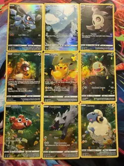 Galarian Gallery 9 Connecting Art Pokemon Cards Crown Zenith Gg26-gg34 Nm - Image 1