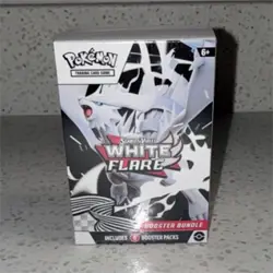 Pokemon TCG Scarlet & Violet White Flare Booster Bundle 6 Packs (60 Cards) - Image 1