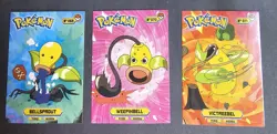 BELLSPROUT X WEEPINBELL X VICTREEBEL - POKEMON KANTO CARDS TOP POKEDEX CCG FOIL - Image 1