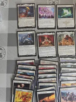 44 White Rare MTG Cards Exc Condition Ungraded Sleeved From Private Collection - Image 2