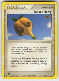 Balloon Berry Uncommon Dragon 82/97 Pokemon - Image 1