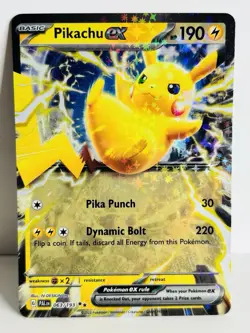 Pikachu Ex #63/193 - Pokemon TCG: Paldea Evolved (2023) - Image 1