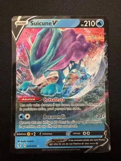 Suicune V EVS 031/203 Ultra Rare Ita - Evoluzioni Eteree - Pokemon - Image 1