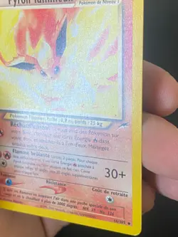 CARTE POKEMON PYROLI LUMINEUX 46/105 FR UNCO WIZARDS NEO DESTINY - EXC/NM - Image 2