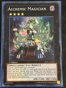 Alchemic Magician (REDU-EN047) Super Rare First Ed. Lightly Played LP - Image 1