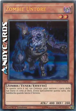 ZOMBIE UNTORE • (Plaguespreader Zombie) • Ultra R • DUSA IT076 • 1Ed • Yugioh! - Image 1