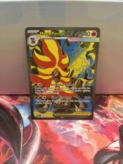 Pokemon TCG Mega Pyroar EX Ultra Rare 099/086 Chaos Rising Full Art NM Fast Ship - Image 1