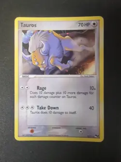 Tauros 5/17 Pop Series 2 Holo Rare Pokemon Hp - Image 1