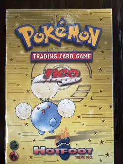 2000 WOTC Pokemon Neo Genesis Hotfoot Theme Deck Factory Sealed Jumpluff - Image 1