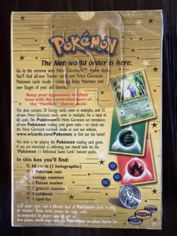 2000 WOTC Pokemon Neo Genesis Hotfoot Theme Deck Factory Sealed Jumpluff - Image 2