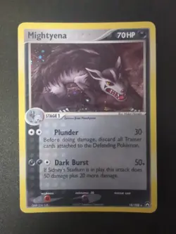 Pokemon TCG - Mightyena - 18/108 - Rare - EX Power Keepers 2007 DMG - Image 1