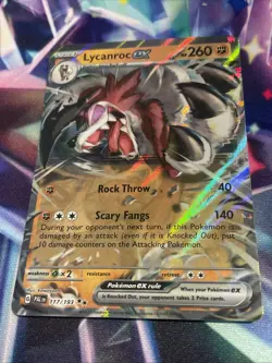 Pokemon TCG Lycanroc ex 117/193 Double Rare Paldea Evolved NM/M - Image 2