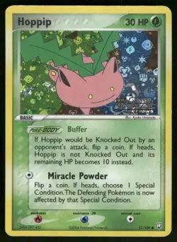 HOPPIP 57/109 COMMON STAMPED TEAM ROCKET RETURNS POKEMON LP - Image 2
