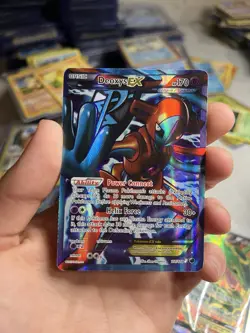 2013 Pokemon Black & White Plasma Freeze Full Art Deoxys EX Holo Foil 111/116 - Image 3
