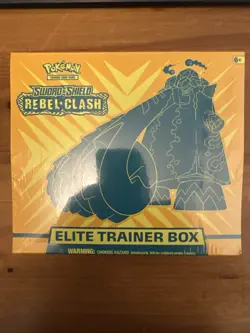 Pokemon Sword and Shield Rebel Clash Elite Trainer Box - New - Sealed 820650807008 - Image 1