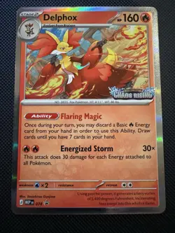 Delphox MEP 074 - Prerelease Stamped Promo - Pokemon TCG: Chaos Rising - Image 1