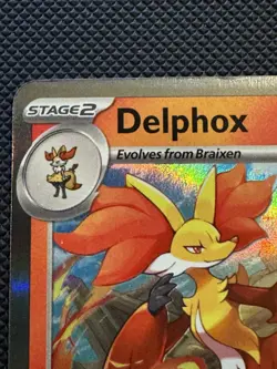 Delphox MEP 074 - Prerelease Stamped Promo - Pokemon TCG: Chaos Rising - Image 2