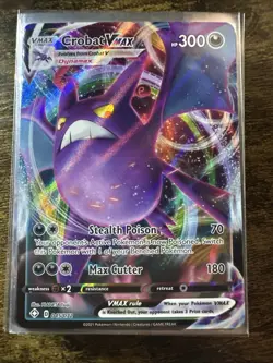 Crobat VMAX 045/072, Shining Fates, Ultra Rare Holo, Pokemon TCG, NM - Image 1
