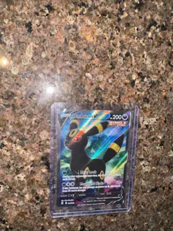 Umbreon V (Full Art) 188/203 SWSH07: Evolving Skies Pokemon NM Holo - Image 1