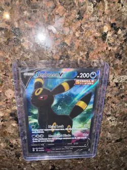Umbreon V (Full Art) 188/203 SWSH07: Evolving Skies Pokemon NM Holo - Image 3