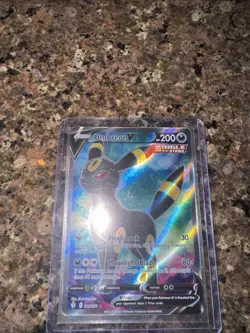 Umbreon V (Full Art) 188/203 SWSH07: Evolving Skies Pokemon NM Holo - Image 4