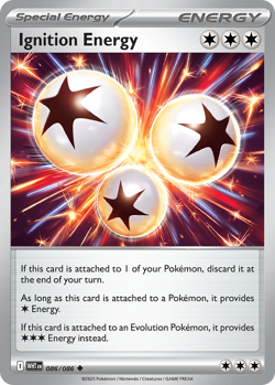 IGNITION ENERGY 086/086 UC WHITE FLARE POKEMON REVERSE HOLO NM/M IGNITION ENERGY - Image 1