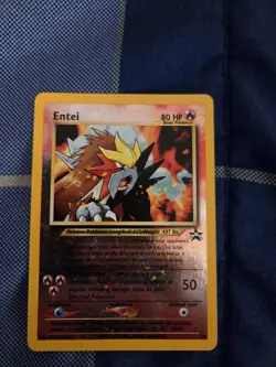 Pokemon Entei Black Star Promo #34 Reverse Holo - Image 2