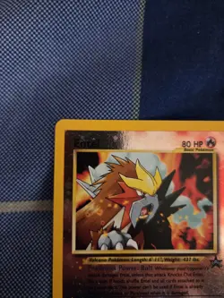 Pokemon Entei Black Star Promo #34 Reverse Holo - Image 3
