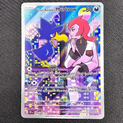 Team Rocket's Murkrow - 200/182 - Destined Rivals - Pokemon TCG - NM - Image 1