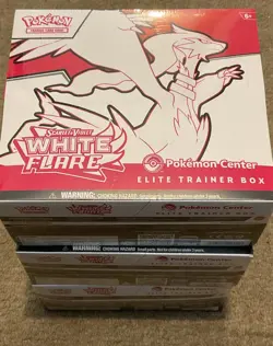 White Flare Pokemon Center Elite Trainer Box - Factory Sealed - Pokemon TCG✅ - Image 2