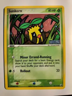 Sunkern 76/115 Unseen Forces Reverse Holo LP Pokemon - Image 1