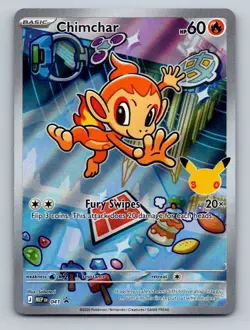 Pokemon TCG Chimchar Holo Promo ME: Mega Evolution Promo 041 - Image 1