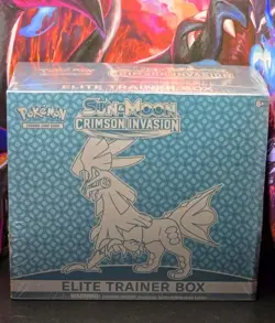 Pokemon TCG: 2017 Sun and Moon Crimson Invasion Elite Trainer Box ETB New Sealed 728192524684 - Image 1